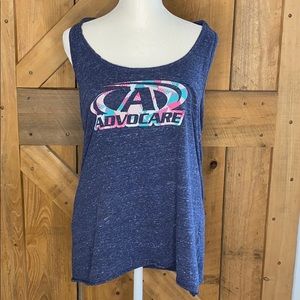 AdvoCare Navy Braided Back Women’s Tank